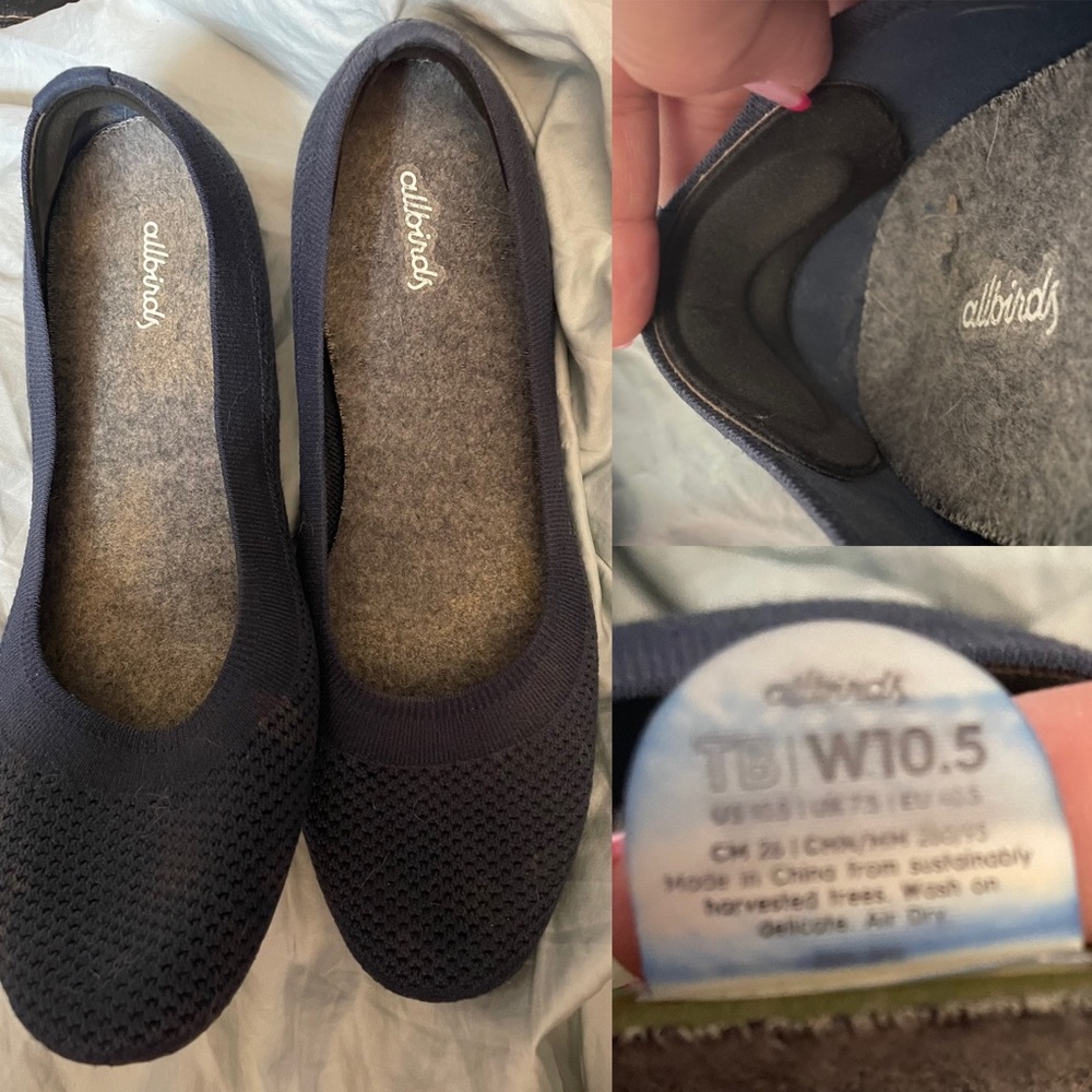 Allbirds Marine Treebreezers flats - size 10.5